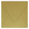 Clairefontaine Paquet de 20 Enveloppes Pollen 140x140mm Or 120g