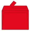 Clairefontaine Pollen - 20 enveloppes rectangulaires 11.4 x 16.2 cm - Rouge groseille