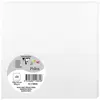 Paquet de 25 cartes simples Pollen 135x135mm Blanc Irisé 210 g