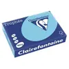 Papier - CLAIREFONTAINE - Trophée A4 - 160g - Couleur Bleu alizé - 250 feuilles