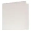 Pollen - 25 cartes doubles carrées 13.5 x 13.5 cm - Blanc irisé