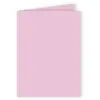 Clairefontaine Pollen - 25 cartes doubles rectangulaires 11 x 15.5 cm - Rose dragée