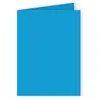 Clairefontaine Pollen - 25 cartes doubles rectangulaires 11 x 15.5 cm - Bleu turquoise