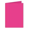 Pollen - 25 cartes doubles rectangulaires 11 x 15.5 cm - Rose fuchsia