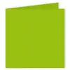 Paquet de 25 cartes pliées Pollen 160x160mm Vert Menthe 210g