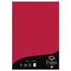 Clairefontaine Pollen - 25 feuilles papier A4 210 g - Rouge groseille