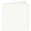 Clairefontaine - Papier Pollen carte double 135 x 135 Blanc x 25
