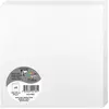 Paquet de 25 cartes pliées Pollen 160x160mm Blanc Irisé 210g