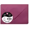 Clairefontaine Pollen - 20 enveloppes carrées 16.5 x 16.5 cm - Framboise