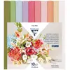 Lot de 10 rouleaux de crépon fleuriste 'Clairefontaine' Pastel 25 cm x 100 cm