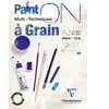 Bloc multi-technique de 20 feuilles A3 à grain Clairefontaine Paint'On