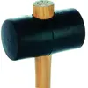 Maillet en caoutchouc 60mm bois frêne - MOB OUTILLAGE - 0367600201 TU