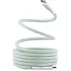Tnb Câble Usb-c/usb-c 1.5m Gaine Aimantée_x000d_ Vert