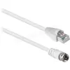 T'nB - Câble réseau - RJ-45 (M) pour connecteur F (M) - 2 m