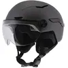 Non communiqué T'nB - Casque LED avec feu de freinage automatique - visière et cache-oreilles amovibles, Taille M - Gris