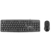 T'nB KBCOMBO1 clavier Souris incluse Universel USB QWERTY Anglais Noir
