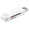 Tnb - Lecteur Carte SD et Micro SD T'nB USB-A 3.0 - Blanc