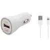 Pack Chargeur Allume-cigare 1 Entrée Usb + Câble Lightning T'nb