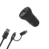 Chargeur Allume-cigare Et Câble 2 En 1 Micro Usb / Usb-c Tnb