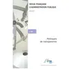 Documentation Francaise Politiques de transparence