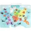 J!NX Plateau magnétique des continents - Jeu Éducatif - J.A.D.E - 30 p...