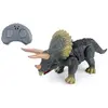TECHNOBOT Dino Triceratops sonore et lumineux 25 cm - Turbo Challenge