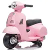 Véhicule électrique Turbo Challenge Mini Vespa GTS Rose