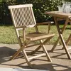 HARRIS - Ensemble de 2 fauteuils de jardin Java en bois Teck Macabane