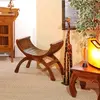 Macabane - ayan - Tabouret / Yuyu 1 place bois Teck marron
