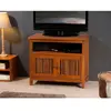 MACABANE Meuble tv 2 portes persiennes L80cm BISHO