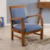 Macabane - Fauteuil Scandi bleu - 61x63x80.5 cm T.U