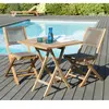 HARRIS - SALON DE JARDIN EN BOIS TECK 2 pers - Ensemble de jardin - 1 ...