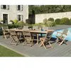 MACABANE HARRIS - SALON DE JARDIN EN BOIS TECK 10/12 pers - 1 Table re...