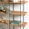 DANDY - Etagère 5 niveaux bois Pin recyclé structure métal