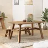 MACABANE ANDRIAN - Table à manger 140x75cm bois Pin recyclé