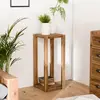 Macabane - Sellette bois Sandy bois naturel  - 37.5x37.5x88.5 cm T.U