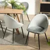 Macabane - 2 Chaises Augustin en Velours jade - 53x51x78 cm T.U