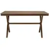 MACABANE VIANNEY - Table de jardin rectangulaire 4 personnes 140x80cm