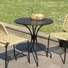 MACABANE VIANNEY - Table de jardin ronde 2 personnes 70x70cm