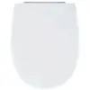 Olfa - Abattant wc blanc Ariane easy clip avec frein de chute