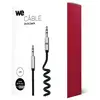 WE Câble Jack/Jack TORSADE Noir- Extensible de 40cm à 2m