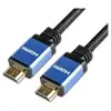 Câble tressé HDMI 2.1 8K Diffusion 1 m Noir et bleu