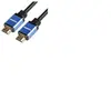 Câble tressé HDMI 2.1 8K Diffusion 3 m Noir et bleu