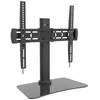 Support TV sur pied - D2 Diffusion - Vesa 400*400 - Inclinable - Noir - Métal