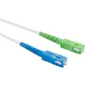 Câble Fibre optique D2 Diffusion pour box Free 5 m Blanc, Vert et Bleu