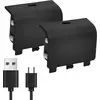 Kit Play & Charge pour 2 manettes - ONLAN - Xbox Series - Noir
