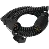 TURBOCAR Rallonge Spirale 5m Cable 5 Conducteurs Fiche Male / Femelle 7 Plots