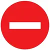 Panneau d’interdiction rond 300mm ''Sens interdit'' - NOVAP - 4060101
