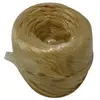 Raphia synthetique beige pelote 100gr 40m env. cavalier