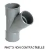 Culotte Simple Pvc - Femelle / Femelle - 45 Degrés - Diamètre 63 Mm - Nicoll Bl144